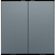 220-51002 Niko Zweifach Taster für Niko Home Control, blue grey coated Produktbild front S