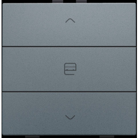 220-51033 Niko Einfach Motorsteuertaster für Niko Home Control, blue grey coated Produktbild front M
