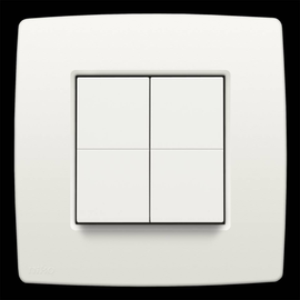 101-91004 Niko Niko Dimmschalter für Hue System, Niko Original white Produktbild front M