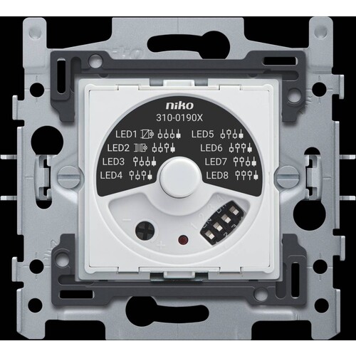 310-01900 Niko Sockel für Universal Drehdimmer mit PLC Entstörung 5 ¿ 325 W Produktbild