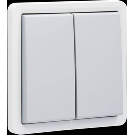 700-32605 Niko Spritzwassergeschützter doppelter Wechselschalter 10 AX/250 Vac Produktbild front M