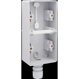 700-84251 Niko Spritzwassergeschützte, vertikale Doppel Aufputzdose mit einer Produktbild front M