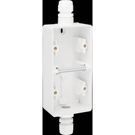 701-84261 Niko Spritzwassergeschützte, vertikale Doppel Aufputzdose mit je ein Produktbild front M