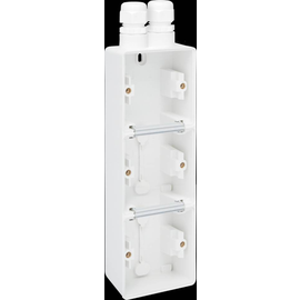 701-84352 Niko Spritzwassergeschützte, vertikale 3 fach Aufputzdose mit einer Produktbild front M