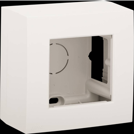 101-80100 Niko Einzel Aufputzmontagesatz für eine Einbaufunktion, white Produktbild front M