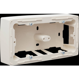 100-77500 Niko Doppel Aufputzdose für alle Einbaugeräte aus der Original Seri Produktbild front M