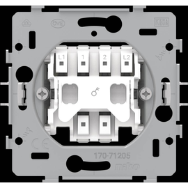 170-71205 Niko Sockel für einen zweipoligen Schalter, zweipoligen Bedie Produktbild front M