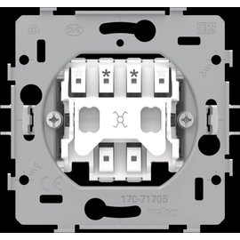 170-71705 Niko Sockel für einen Kreuzschalter, Kreuz Zugschalter, 10 AX Produktbild front M