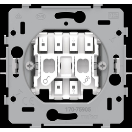 170-75905 Niko Sockel für Rollladenschalter, elektrisch getrennt, Produktbild front M