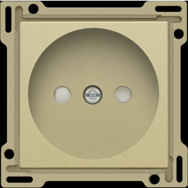 221-66501 Niko Abdeckung für Steckdose ohne Erdung, mit integriertem erhöhten Produktbild front M