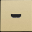 221-69417 Niko Abdeckung mit HDMI zu HDMI Verbindung, gold coated Produktbild