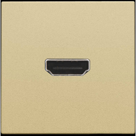 221-69417 Niko Abdeckung mit HDMI zu HDMI Verbindung, gold coated Produktbild
