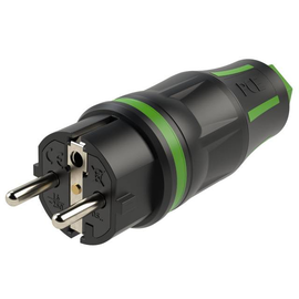 05721-shu PC-Electric Schutzkontaktstecker 2SL IP54 grün Seri Produktbild