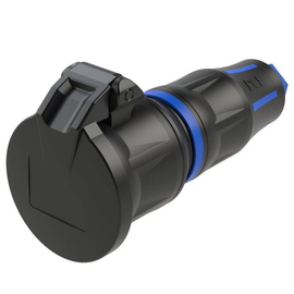25732-sb PC-Electric Schutzkontaktkupplung KD nat LED IP54 b Produktbild