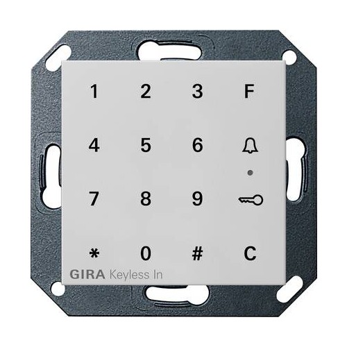 2605015 Gira Gira Keyless In Codetastatur System 55 Grau m Produktbild Front View L