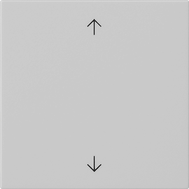 5361015 Gira S3000 Bedienaufs. Pfeile System 55 Grau m Produktbild front M