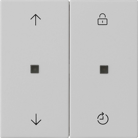 5492015 Gira Gira eNet Funk Bedienaufs. Memory Pfeile System 55 Grau m Produktbild front M