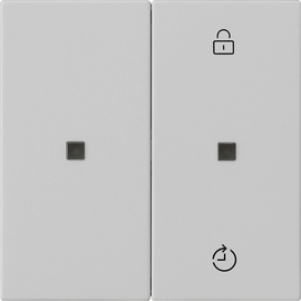 5493015 Gira Gira eNet Funk Bedienaufs. Memory System 55 Grau m Produktbild front M