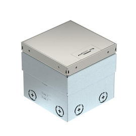 7368342 Obo UDHOME2 GV Bodensteckdose unbestückt 140x140x110 Edelstahl, rostf Produktbild front M