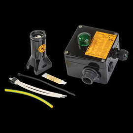 054363-000 Raychem Integ. Anschlusskast., 1 Einführ. m. grüner Ko Produktbild front M