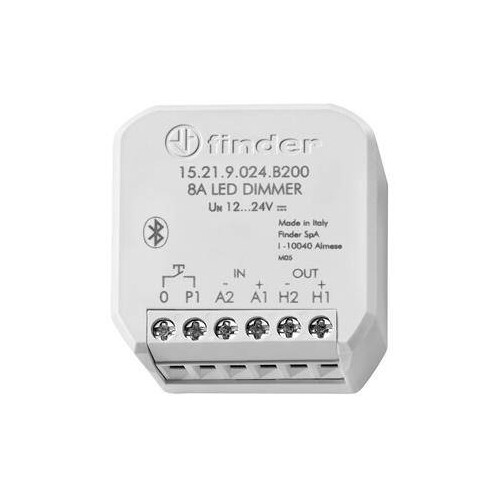 15.21.9.024.B200 Finder Bluetooth Dimmer (YESLY-Dimmaktor), 1 Ausgang für 12...2 Produktbild