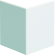 BRS0802A9016 Tehalit Außeneck-Abdeckung BRS OT 80mm vweiß Produktbild front S