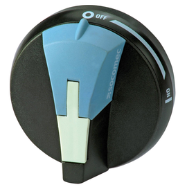 14730114 Socomec Griff S00 schwarz I- I+II-II IP65 SIRO M 100-125A, Griff ve Produktbild front M