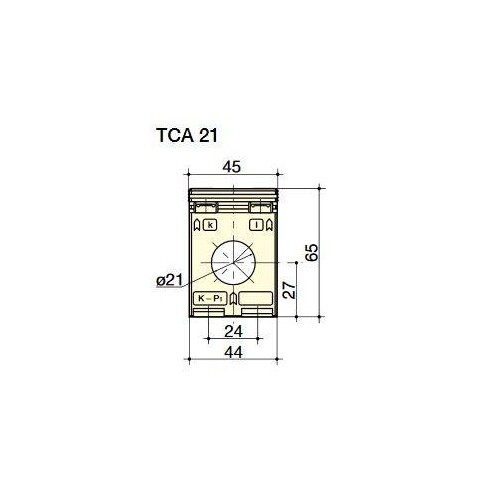 192T0021 Socomec Zentraler Rohrstab TCA21 D=12,5MM Produktbild Front View L