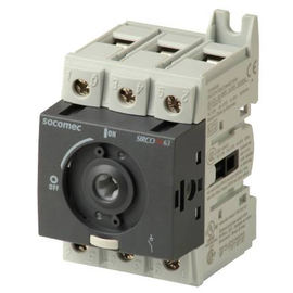 22003006 Socomec SIRCO M2 3x63A Lasttrennschalter Frontantrieb Grundger Produktbild front M