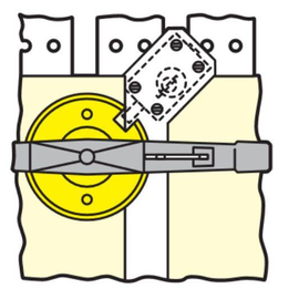 27997003 Socomec Verriegelung-CASTELL K, SIRCO(VER), Griff S5/S0 800-4000A 3/4 + Produktbild front M