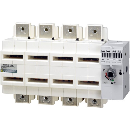 29214025 Socomec SIDER ND 4x250A Grundgerät für Türanttrieb Seitenantrie Produktbild Front View L