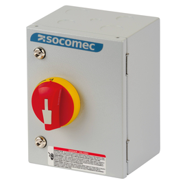 30325306 Socomec Stahlblechgehäuse LBS 3P+N 63A Front S00R C IP65 Produktbild front M