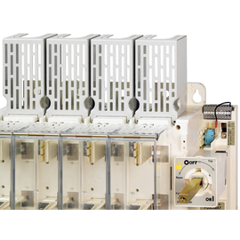 39983040 Socomec Klemmenabdeckung 3P für SIDERMAT FUSOMAT 250-630A oben / unten, Produktbild front M