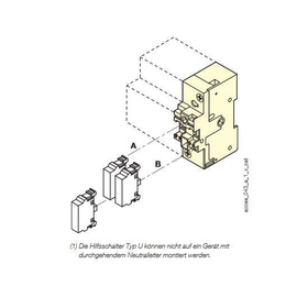 39990710 Socomec Kontakthalter für HS Gr. 0 FUSERBLOC 25-32A Produktbild front M