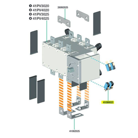 41090021 Socomec Hilfskontakt NO/NC SIRCOVER B3 -B7 Öffner und Schliesser Produktbild front M