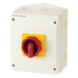 43213C06 Socomec COMO CS Lastumschalter I-II 3P 63A im Gehäuse IP65, 270x180x21 Produktbild front M