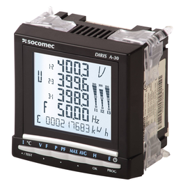 48250404 Socomec DIRIS A-41 Mess-und Überwachungsgerät erweiterbar 110 ¿ 400 Produktbild front M