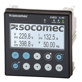 48250501 Socomec DIRIS A-40 Multifunktionsmessgerät Ethernet Modbus Produktbild