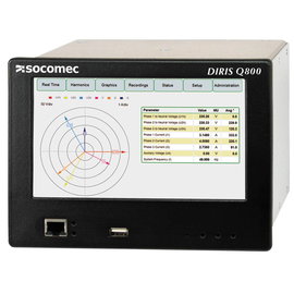 48260100 Socomec Netzwerk-Analysegerät DIRIS Q800 192x144mm Display Produktbild