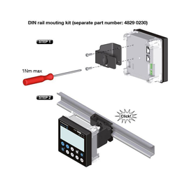 48290230 Socomec Hutschienen Bausatz für D-50 / D-70 Produktbild front M
