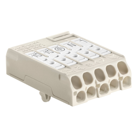 88168526 ElectroTerminal SLK 7/5 E-PIEC L1-N-ERDE-L2 -L3 Schraublose Leuchtenkl Produktbild