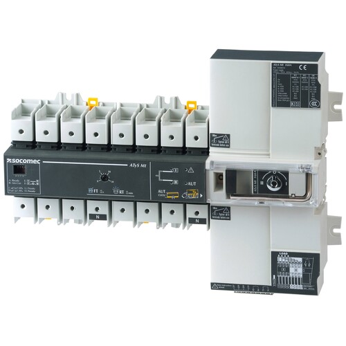 93444016 Socomec Automatischer Lastumschalter ATyS t M 4x160A Netz/Net Produktbild Front View L