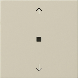 549401 Gira Gira eNet Funk Bedienaufs. Pfeile System 55 Cremeweiß Produktbild front M