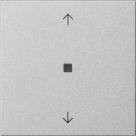 549426 Gira Gira eNet Funk Bedienaufs. Pfeile System 55 F Alu Produktbild front M