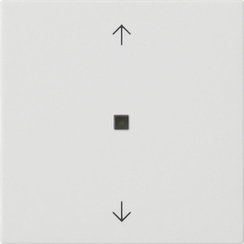 549427 Gira Gira eNet Funk Bedienaufs. Pfeile System 55 Reinweiß m Produktbild front M