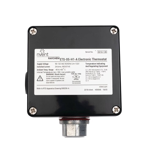 1244-017508 Raychem Elektronischer Thermostat mit Anlegefühler, ATEX (199C Produktbild Front View L
