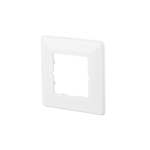 816718-0127-I Metz Connect Abdeckplatte 80 x 80 mm, verkehrsweiß, E-DAT C6 Produktbild