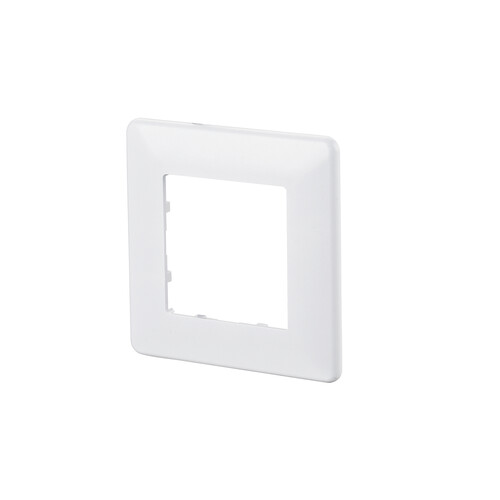 820395-0127-I Metz Connect Abdeckplatte 80 x 80 mm, verkehrsweiß, Modul Produktbild