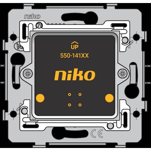 550-14107 Niko Einfache, wandmontierte Platine mit Sockel für Niko Home Contro Produktbild