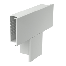 6163094 Obo WDK T80170LGR T-Stück 400x170x80 Polyvinylchlorid lichtgrau 7 Produktbild front M
